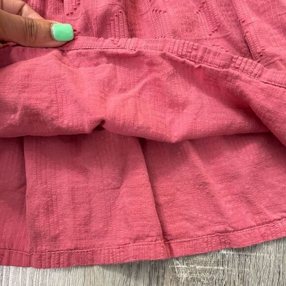 Genuine Kids From OshKosh Toddler Girl’s Pink Long Sleeve Ruffle Keyhole Top 5T - Picture 6 of 12